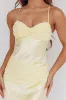 Arizona Sunset Criss-Cross Bow Back Dress Yellow sold by Selfie Leslie