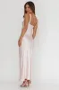 Carmel Shoulder Sash Midi Dress Blush sold by Selfie Leslie
