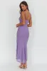 Blushing Ruffle Trim Maxi Dress Lilac sold by Selfie Leslie