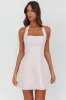 Hendrix Halterneck A-Line Mini Dress Pink sold by Selfie Leslie