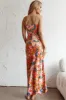 Sea Change Twist Bust Midi Dress Floral Orange sold by Selfie Leslie