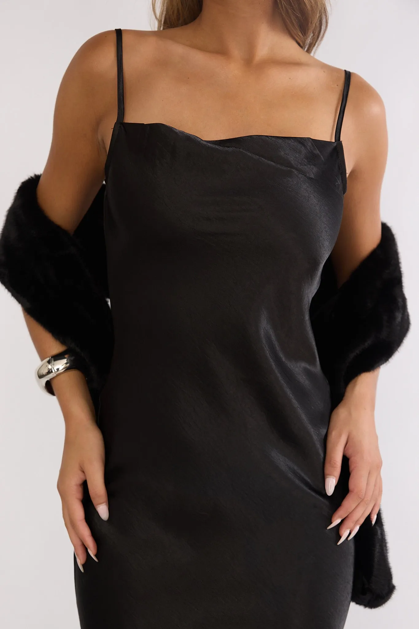 Hadley Cami Scarf Maxi Dress Black sold by Selfie Leslie product image thumbnail 2