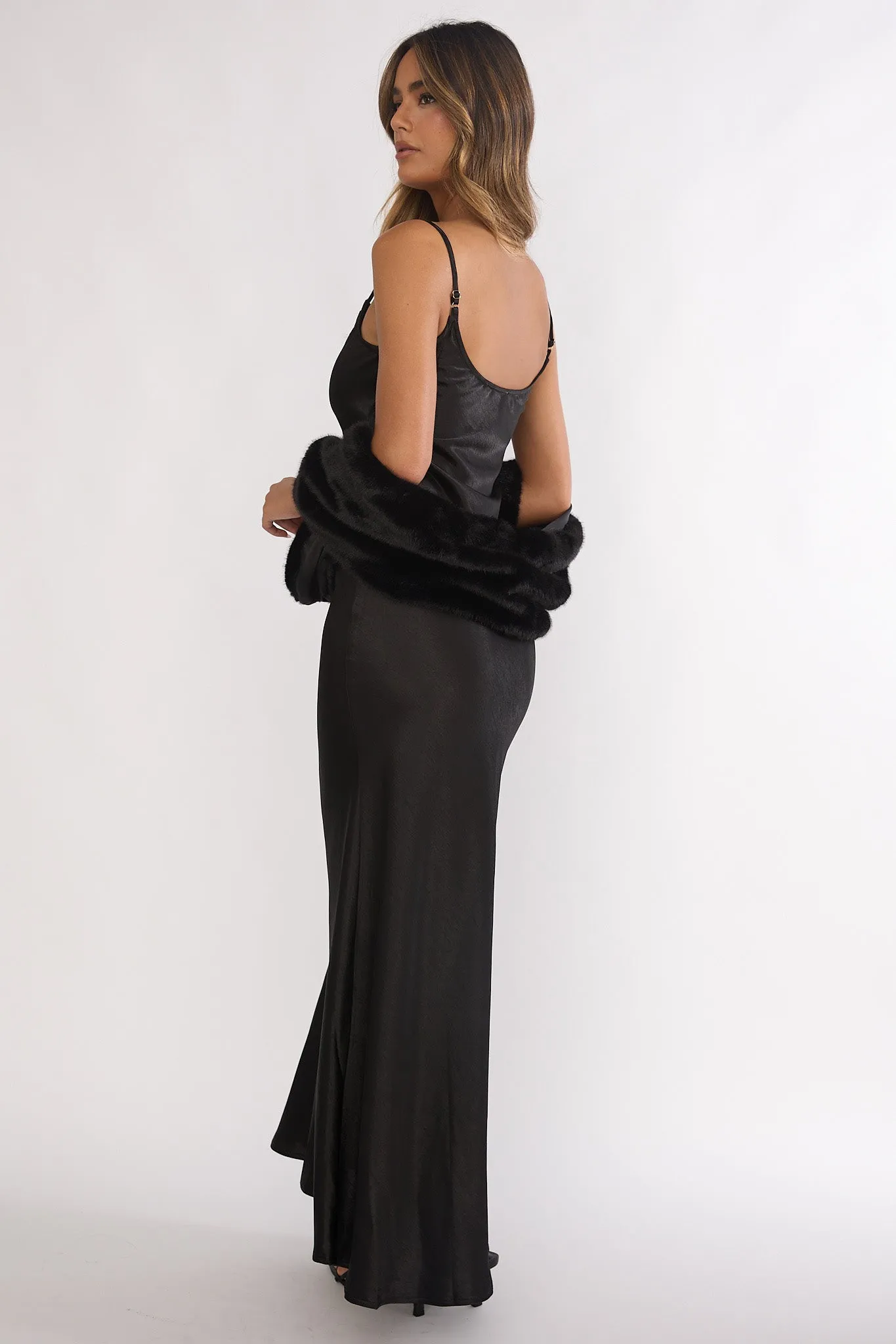 Hadley Cami Scarf Maxi Dress Black sold by Selfie Leslie product image thumbnail 4