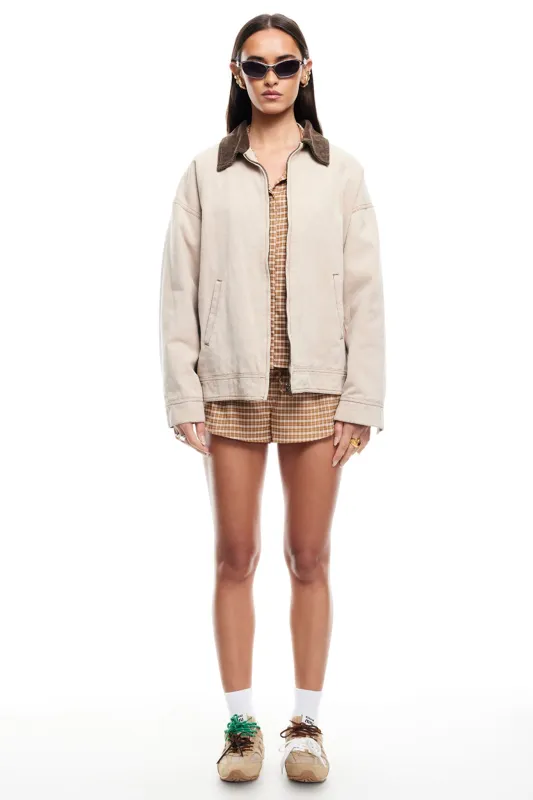 LIONESS Workwear Jacket Stone sold by Selfie Leslie