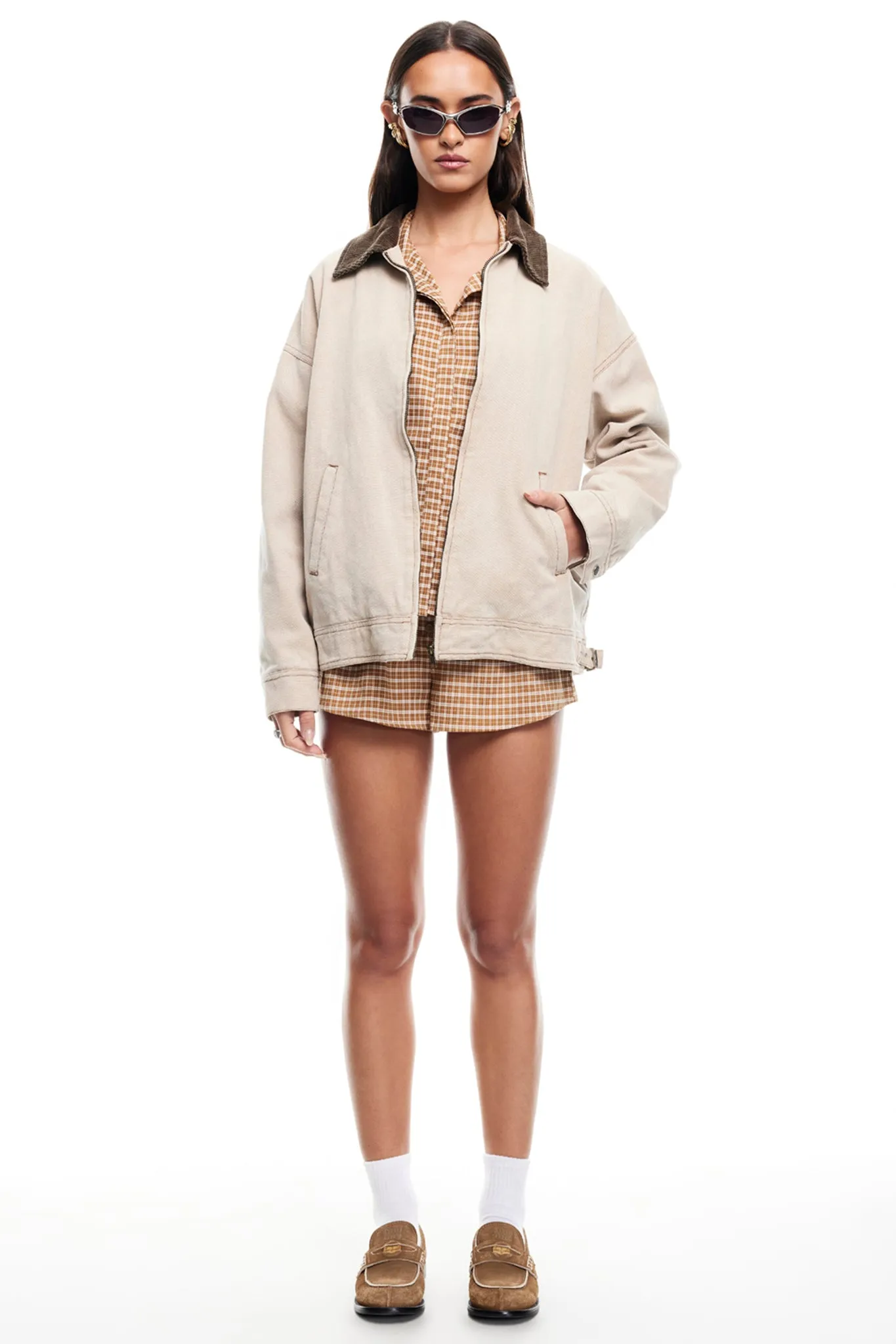 LIONESS Workwear Jacket Stone sold by Selfie Leslie product image thumbnail 4