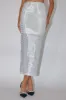 It Girls Sequin Maxi Skirt Silver sold by Selfie Leslie