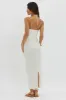 Namaste Bead Strap Lace Midi Dress White sold by Selfie Leslie