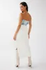 Peachy Keen Cut-Out Split Midi Skirt White sold by Selfie Leslie
