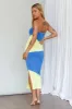Shondra Crepe Texture Tube Dress Blue sold by Selfie Leslie