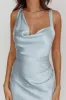 Midnight Sun Asymmetrical Strap Maxi Dress Blue sold by Selfie Leslie
