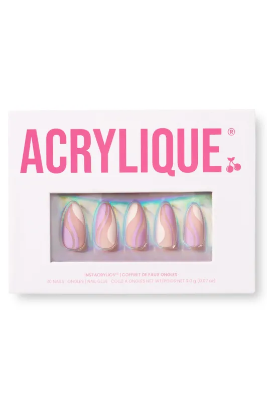 ACRYLIQUE Instacrylics Crème de Violette sold by Selfie Leslie