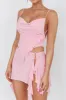Such A Tease Split Mini Skirt Pink sold by Selfie Leslie