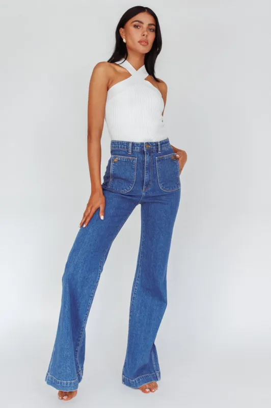 ROLLA'S Eastcoast Flare Charlotte sold by Selfie Leslie