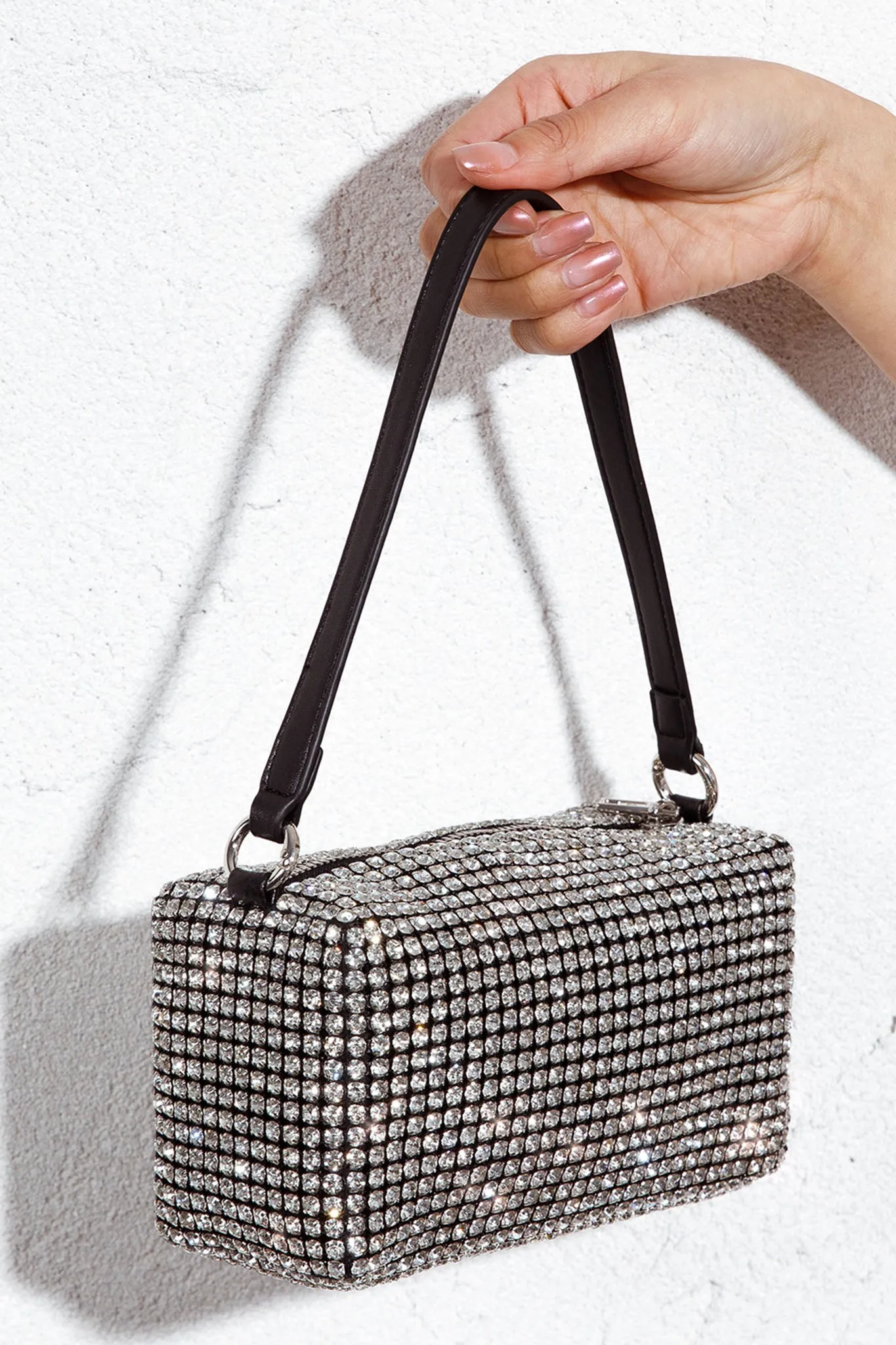After Hours Diamante Bag Silver sold by Selfie Leslie product image thumbnail 3