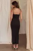 This Magic Moment Bow Bust Midi Dress Black sold by Selfie Leslie