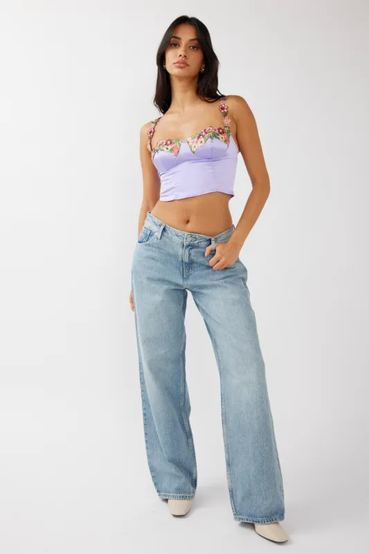 DR DENIM Hill Low Jeans Drift Light Blue sold by Selfie Leslie