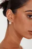 Aliyah Diamante X Pearl Earrings Gold sold by Selfie Leslie