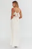 Harper Cut-Out Bow Back Maxi Dress Oyster sold by Selfie Leslie