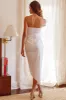 Last Looks Strapless Wrap Midi Dress White sold by Selfie Leslie