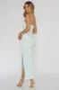 Blair Piping Trim Midi Dress Light Blue sold by Selfie Leslie