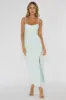 Blair Piping Trim Midi Dress Light Blue sold by Selfie Leslie