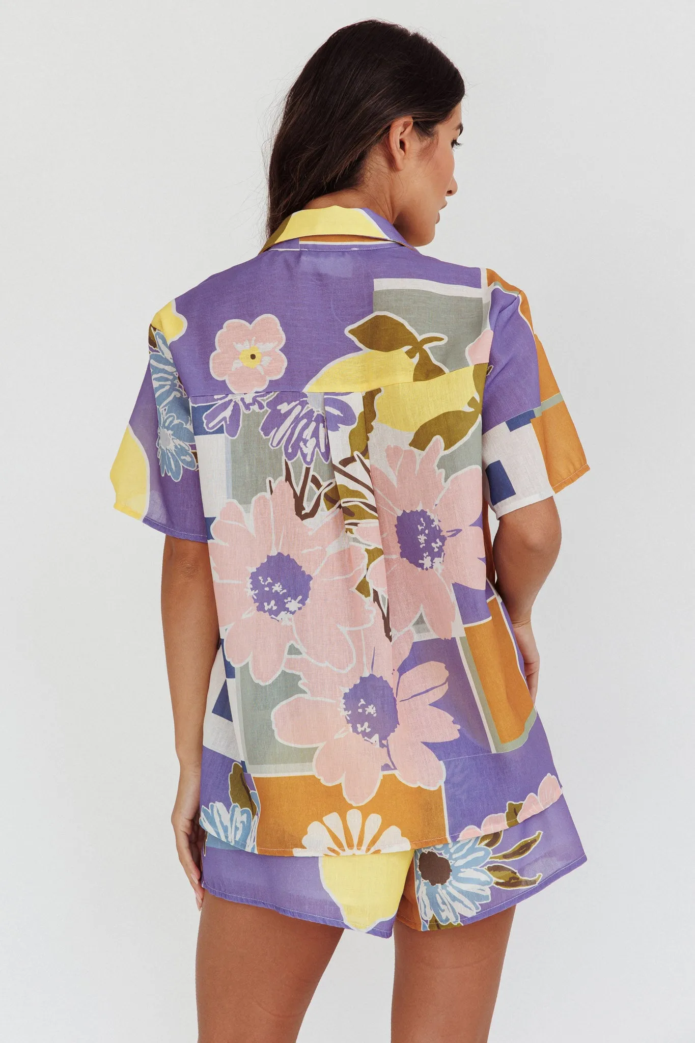 Swing Of Things Pocket Shirt Citrus Lilac sold by Selfie Leslie product image thumbnail 2