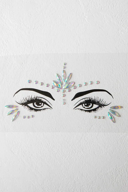 Electric Nights Face Jewels Multi G sold by Selfie Leslie