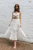 In Luck Cut-Out Waist Midi Dress White sold by Selfie Leslie