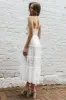 In Luck Cut-Out Waist Midi Dress White sold by Selfie Leslie