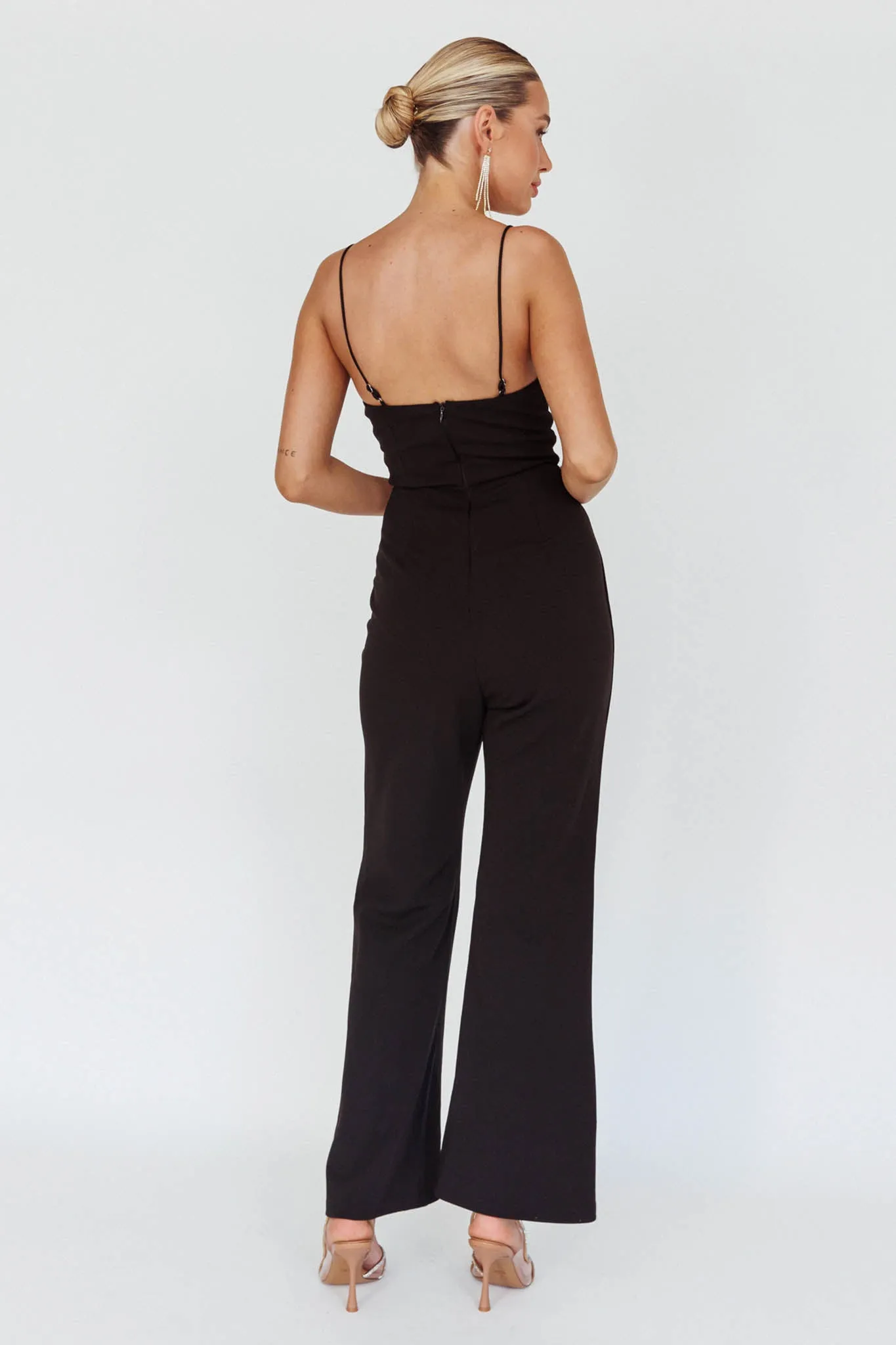 Lyrics Keyhole Jumpsuit Black sold by Selfie Leslie product image thumbnail 2