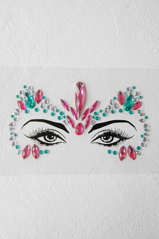 Electric Nights Face Jewels Multi D sold by Selfie Leslie