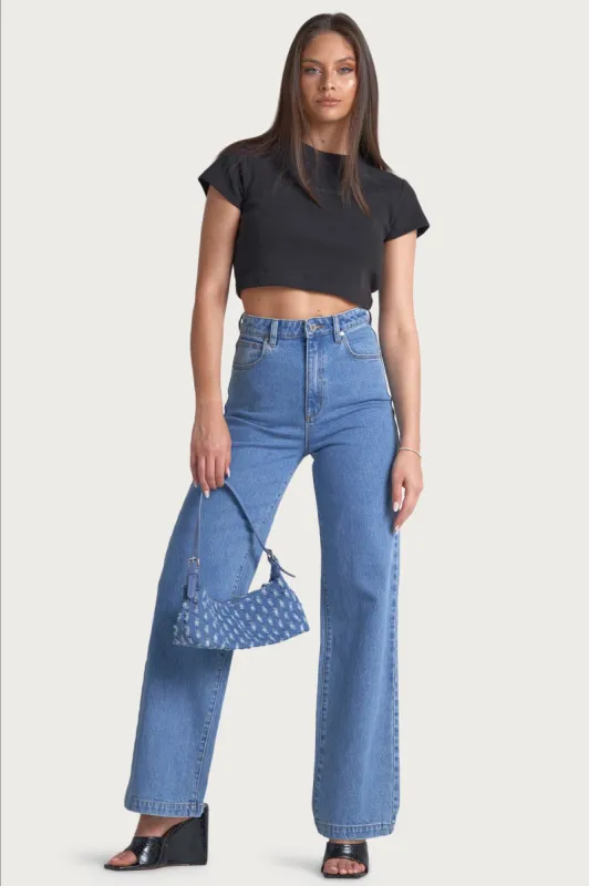 Abrand 94 High And Wide Debbie Jeans Mid Blue sold by Selfie Leslie