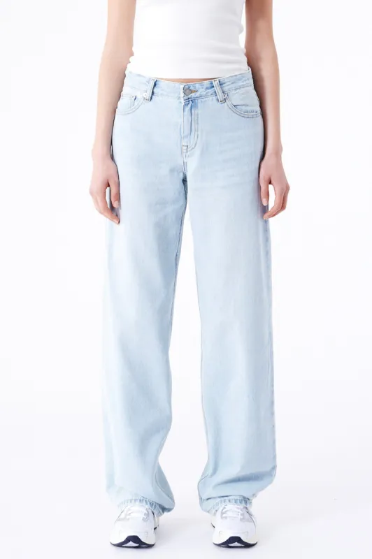 DR DENIM Hill Low Jeans Pale sold by Selfie Leslie