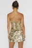Axel Sequin Mini Dress Gold sold by Selfie Leslie