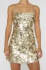 Axel Sequin Mini Dress Gold sold by Selfie Leslie