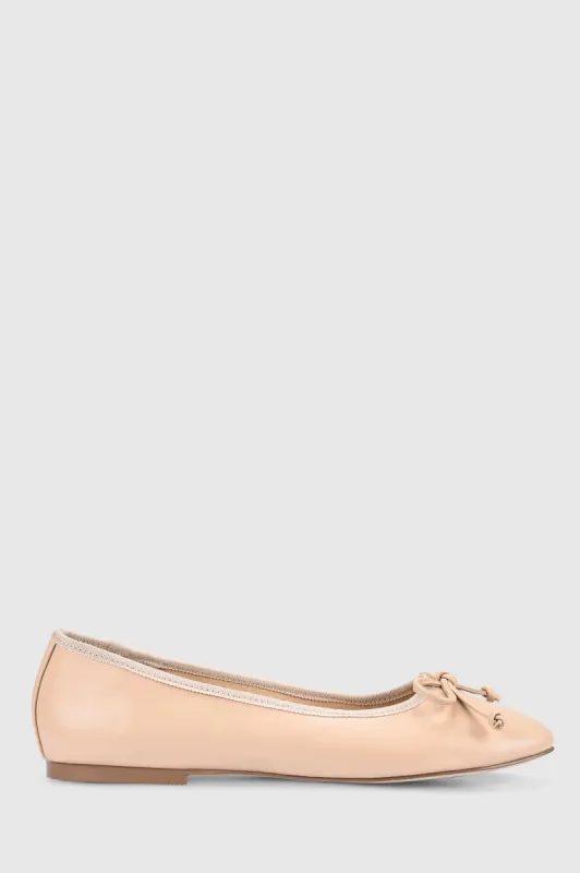 VERALi Ballerina Ballet Flats Nude Smooth sold by Selfie Leslie