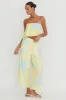 Nectar Sun Print Wide Leg Pants Yellow sold by Selfie Leslie