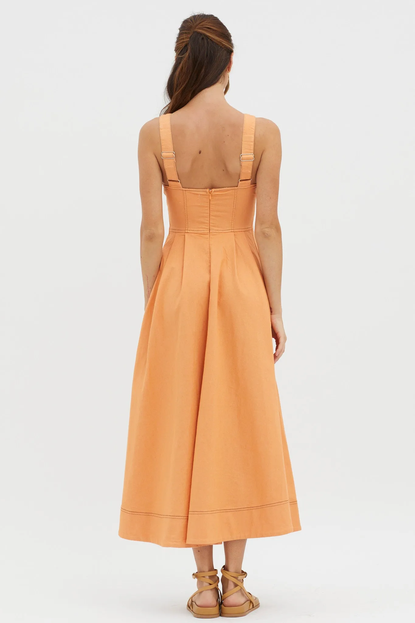 Isadore V-Bust Midi Dress Mango sold by Selfie Leslie product image thumbnail 2
