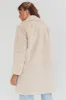 Perceptions Longline Faux Fur Coat Beige sold by Selfie Leslie