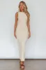 Catalina Island Sleeveless Maxi Dress Cream sold by Selfie Leslie