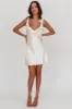 Alba Frill Trim Mini Dress Oyster sold by Selfie Leslie