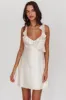 Alba Frill Trim Mini Dress Oyster sold by Selfie Leslie
