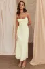 Nerida Twist Back Maxi Dress Lemon sold by Selfie Leslie