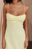 Nerida Twist Back Maxi Dress Lemon sold by Selfie Leslie