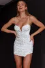 About Last Night Sequin Mini Dress Silver sold by Selfie Leslie