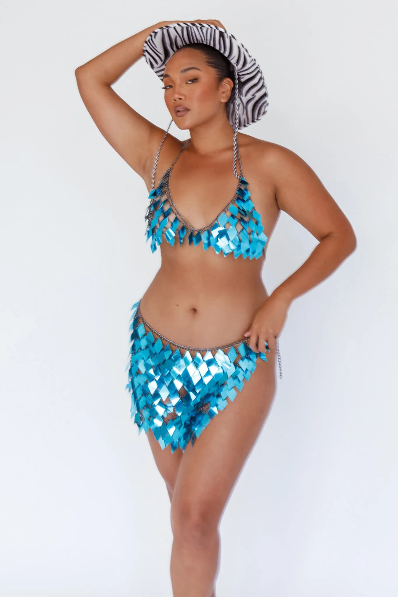 Zebra Print Cowboy Hat sold by Selfie Leslie product image thumbnail 3