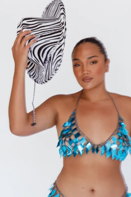 Zebra Print Cowboy Hat sold by Selfie Leslie