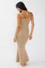 Raven Cami Strap Crochet Maxi Dress Sand sold by Selfie Leslie