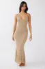 Raven Cami Strap Crochet Maxi Dress Sand sold by Selfie Leslie