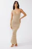 Raven Cami Strap Crochet Maxi Dress Sand sold by Selfie Leslie